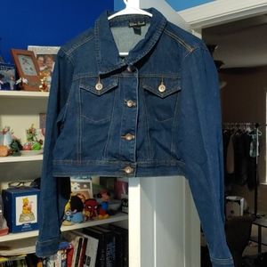 Silver Crush XL Jean Jacket